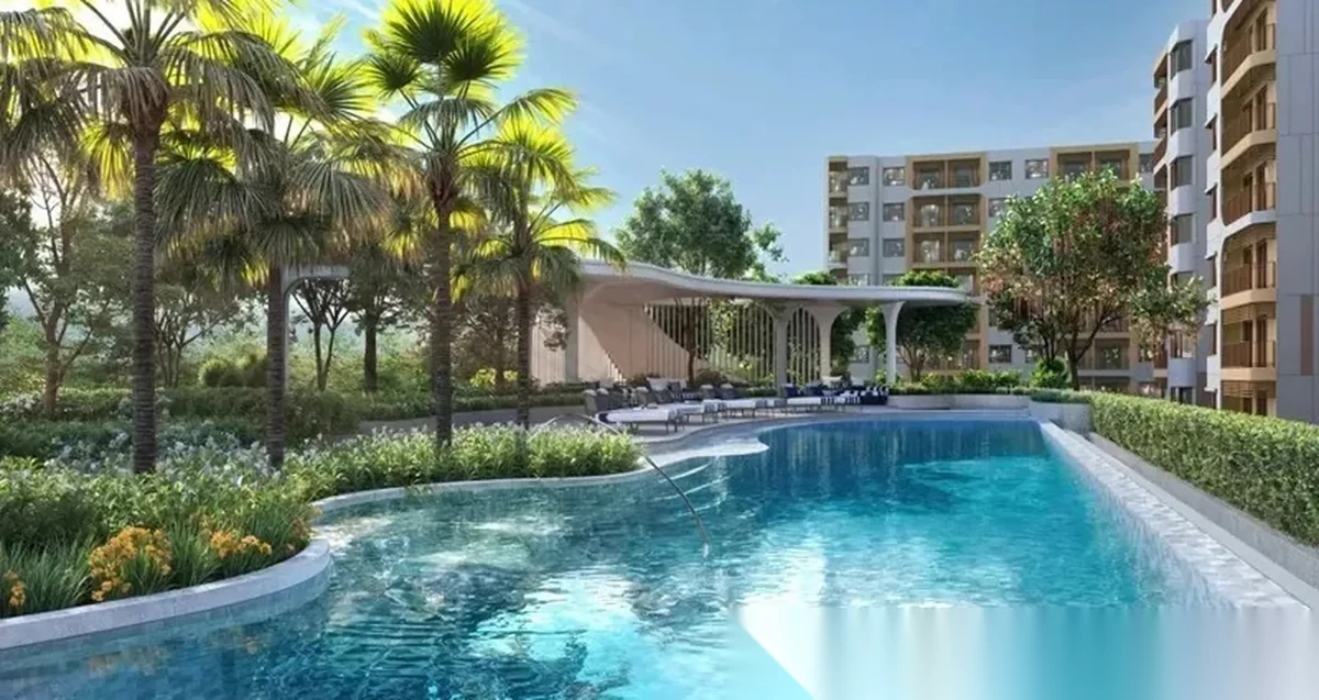 2 Bedroom Apartment for sale at Escent Phuket complex · Wichit · Pool View