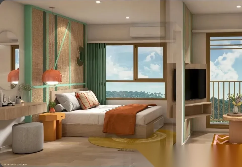 2 Bedroom Apartment for sale at Escent Phuket complex · Wichit · Pool View — photo 3
