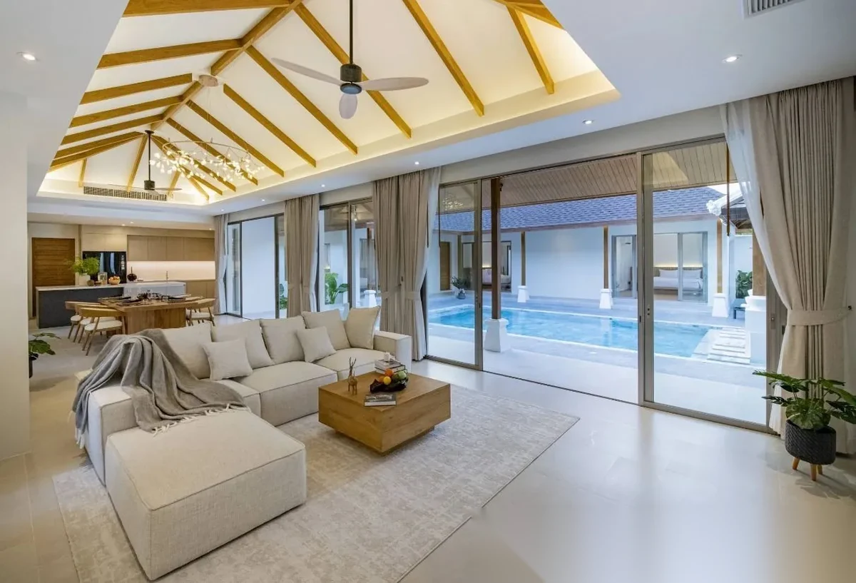 Вилла 3BR в комплексе The Gardens by Vichara · Чернг Тале / Bang Tao · Вид на бассейн — фото 15
