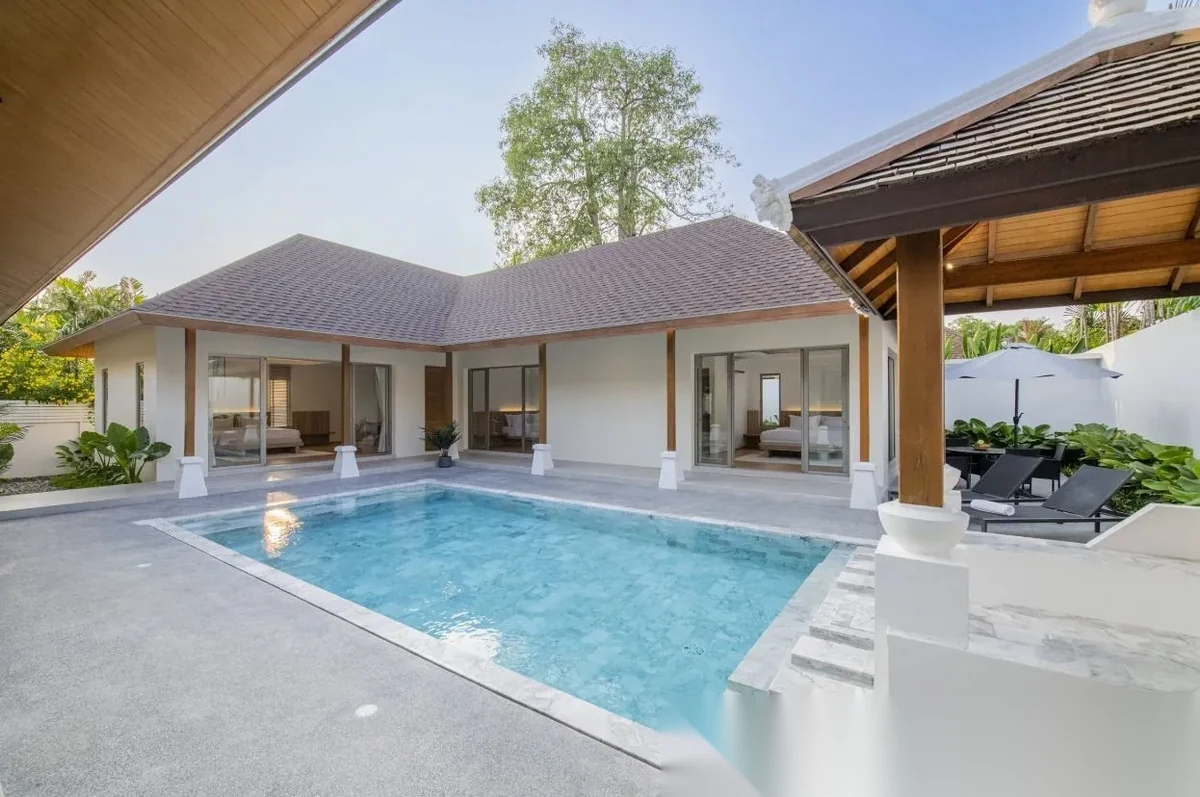 Вилла 3BR в комплексе The Gardens by Vichara · Чернг Тале / Bang Tao · Вид на бассейн — фото 22