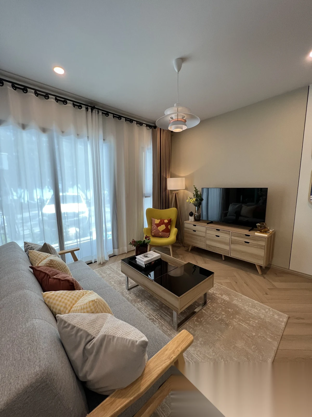 Апартаменты 2BR в ЖК The Title Cielo Rawai · Раваи · Вид на бассейн — фото 12