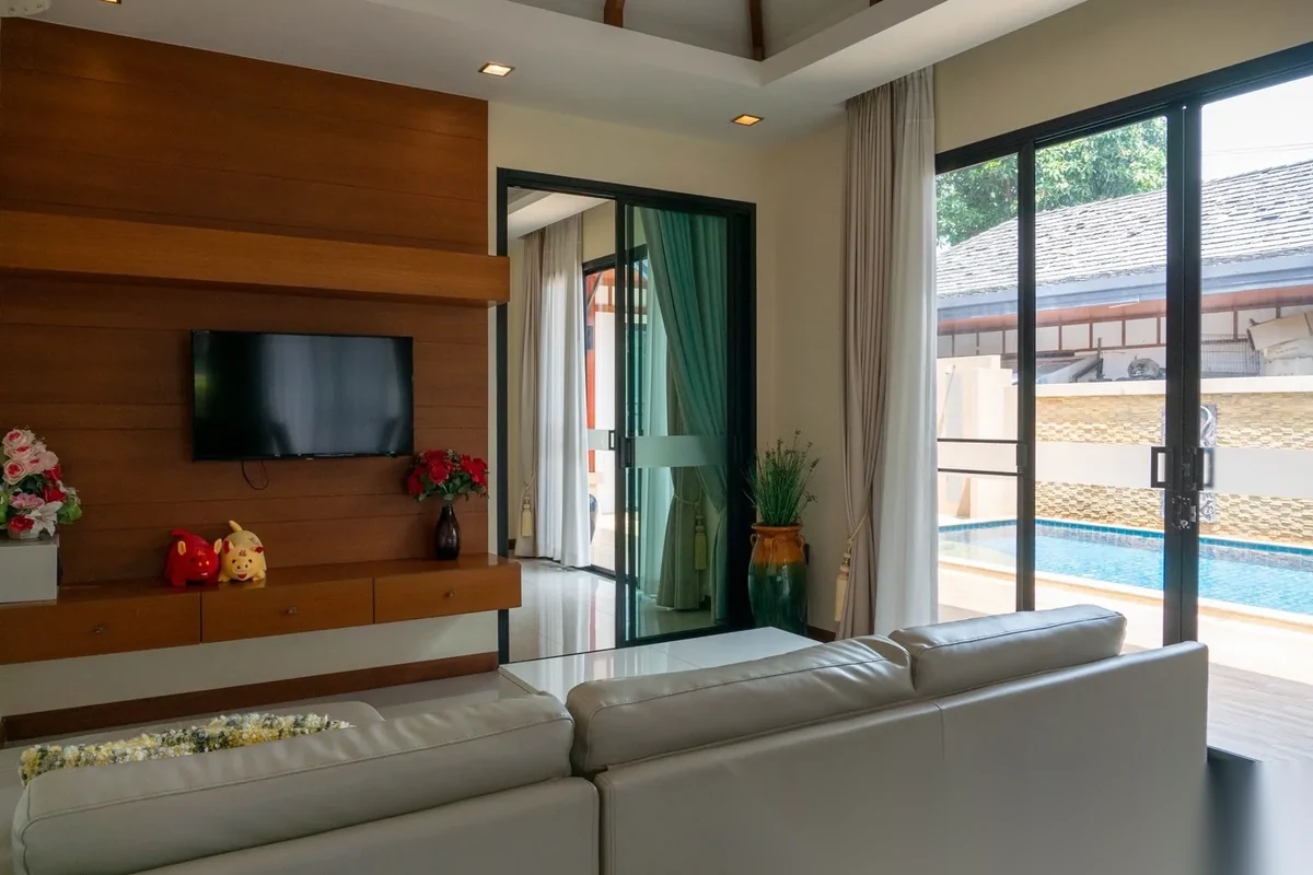 Вилла 3BR в комплексе Rawai VIP Villas & Kids Park · Раваи · Вид на бассейн — фото 8