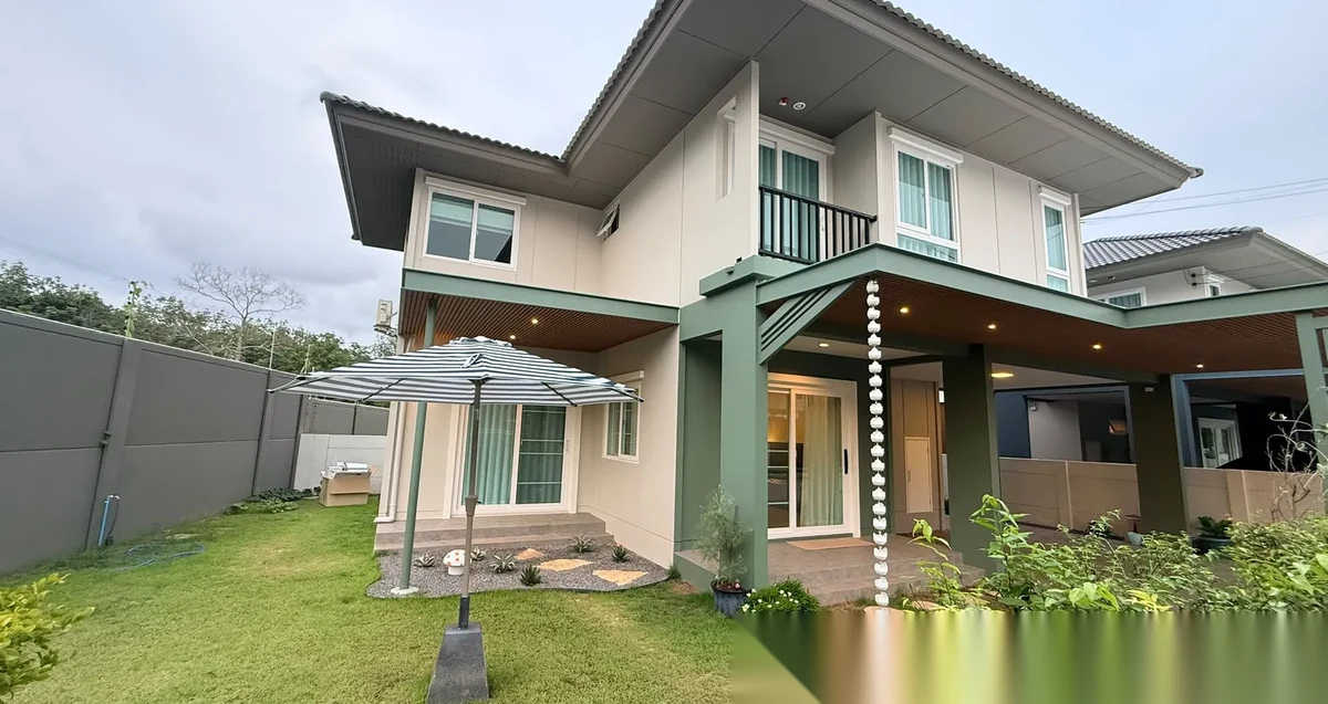 Дом 4BR в комплексе Saransiri Koh Keaw Retreat · Ко Каео · Вид в сад — превью PDF