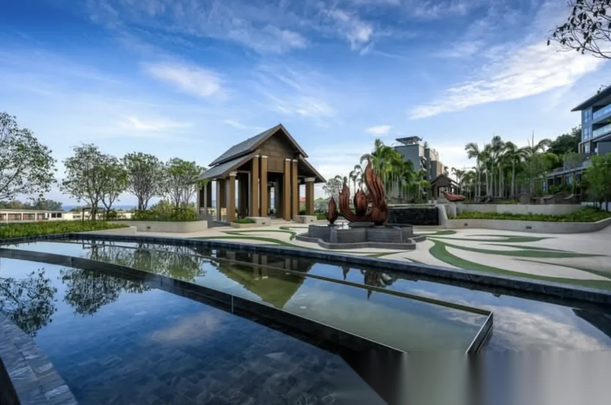 Апартаменты 1BR в ЖК The Panora Phuket by Mida Grande Resort Condominiums · Чернг Тале / Bang Tao · Выход к бассейну — фото 9