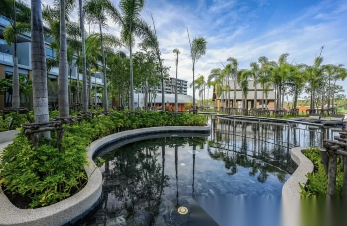 Апартаменты 1BR в ЖК The Panora Phuket by Mida Grande Resort Condominiums · Чернг Тале / Bang Tao · Выход к бассейну — фото 13