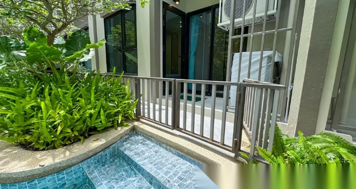 Апартаменты 1BR в ЖК The Origin Kathu-Patong · Кату · Вид на бассейн