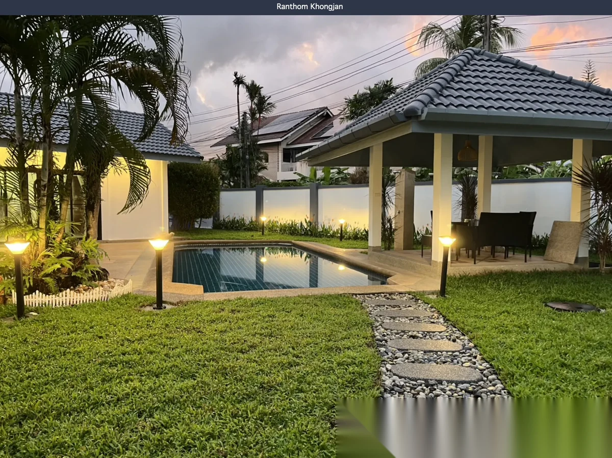 3 Bedroom House for rent at Baan Chuanchuen Lagoon complex · Ko Kaeo · Pool View — photo 2
