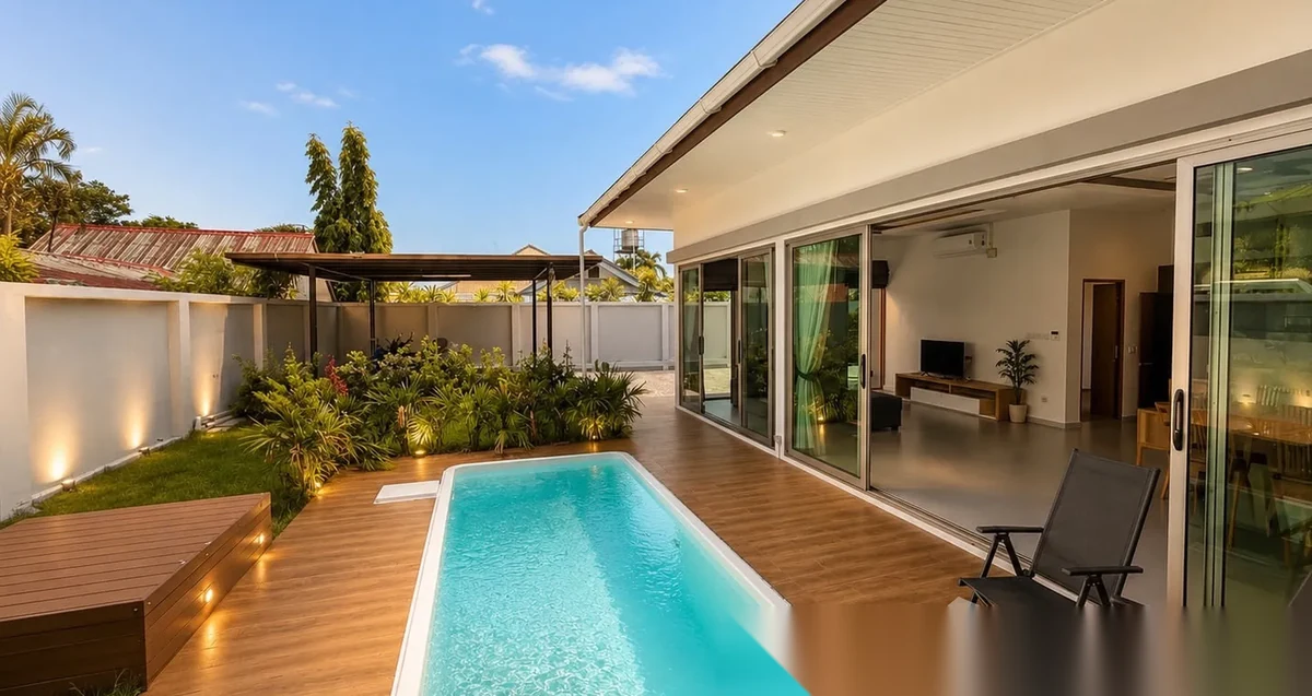 3 Bedroom Villa for rent at SIWA Private Pool Villa, Rawai, Phuket complex · Rawai · Pool View