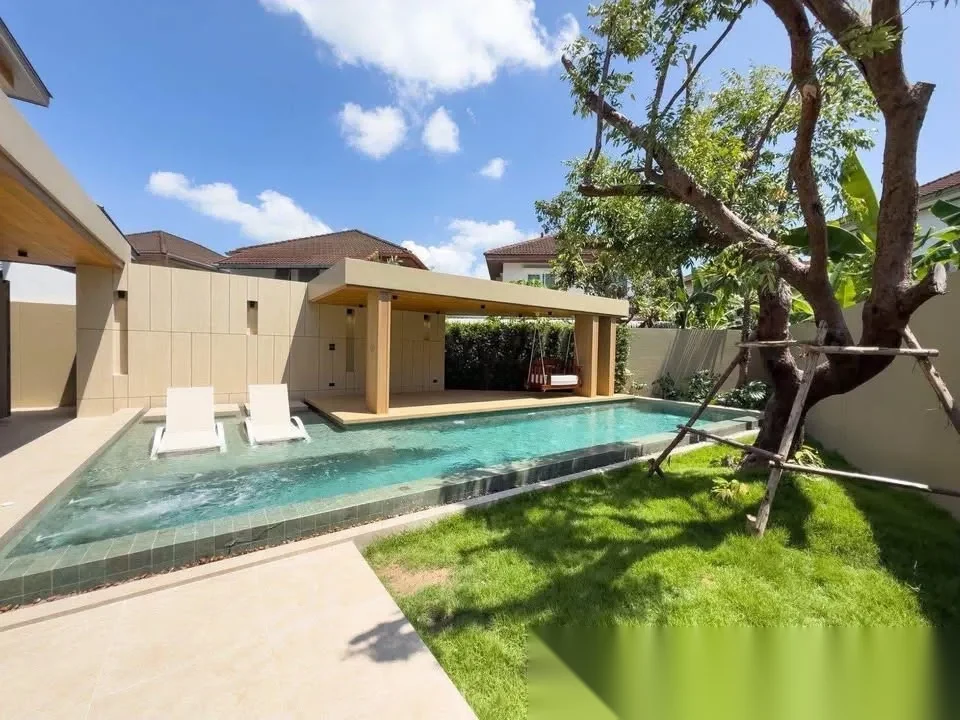 Вилла 4BR в комплексе Phuket Country Home Village · Чалонг · Вид на озеро — фото 3