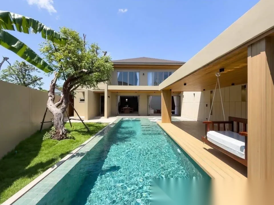 Вилла 4BR в комплексе Phuket Country Home Village · Чалонг · Вид на озеро — фото 29