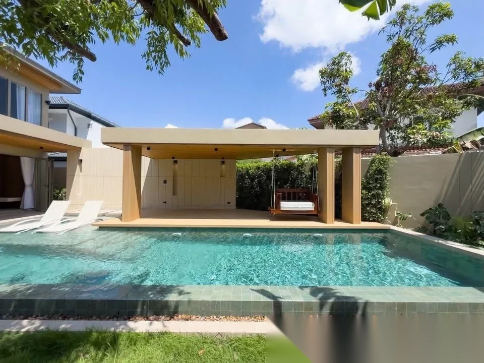 Вилла 4BR в комплексе Phuket Country Home Village · Чалонг · Вид на озеро — фото 30