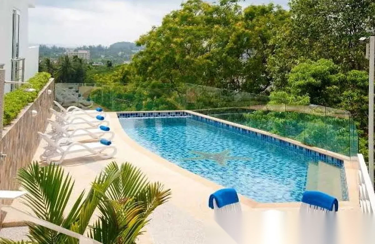 Апартаменты 3BR в ЖК Kata Ocean View · Карон · Вид на море — фото 3