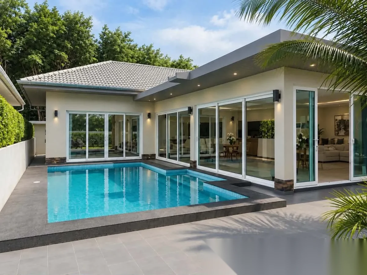 3 Bedroom Villa for rent at PRIVATE POOL VILLA PA KLOK complex · Pa Khlok · Pool View — photo 2