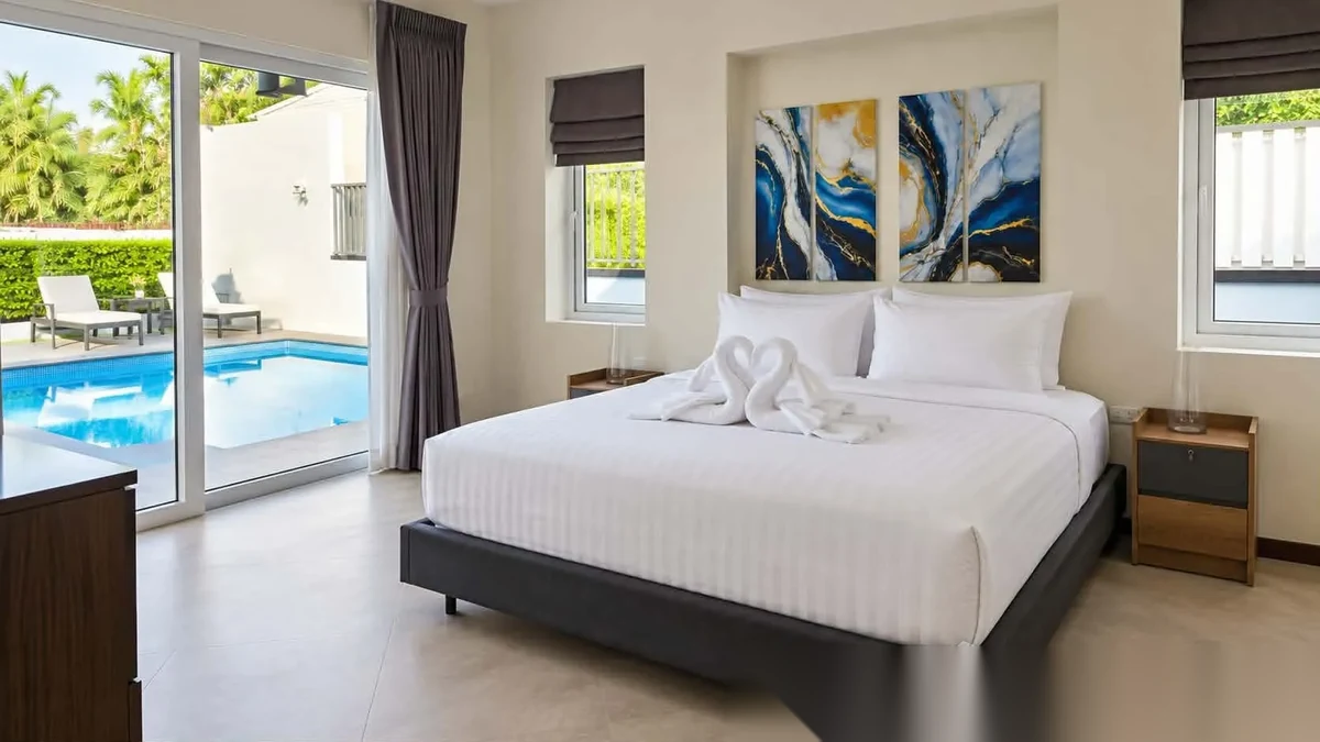 3 Bedroom Villa for rent at PRIVATE POOL VILLA PA KLOK complex · Pa Khlok · Pool View — photo 8