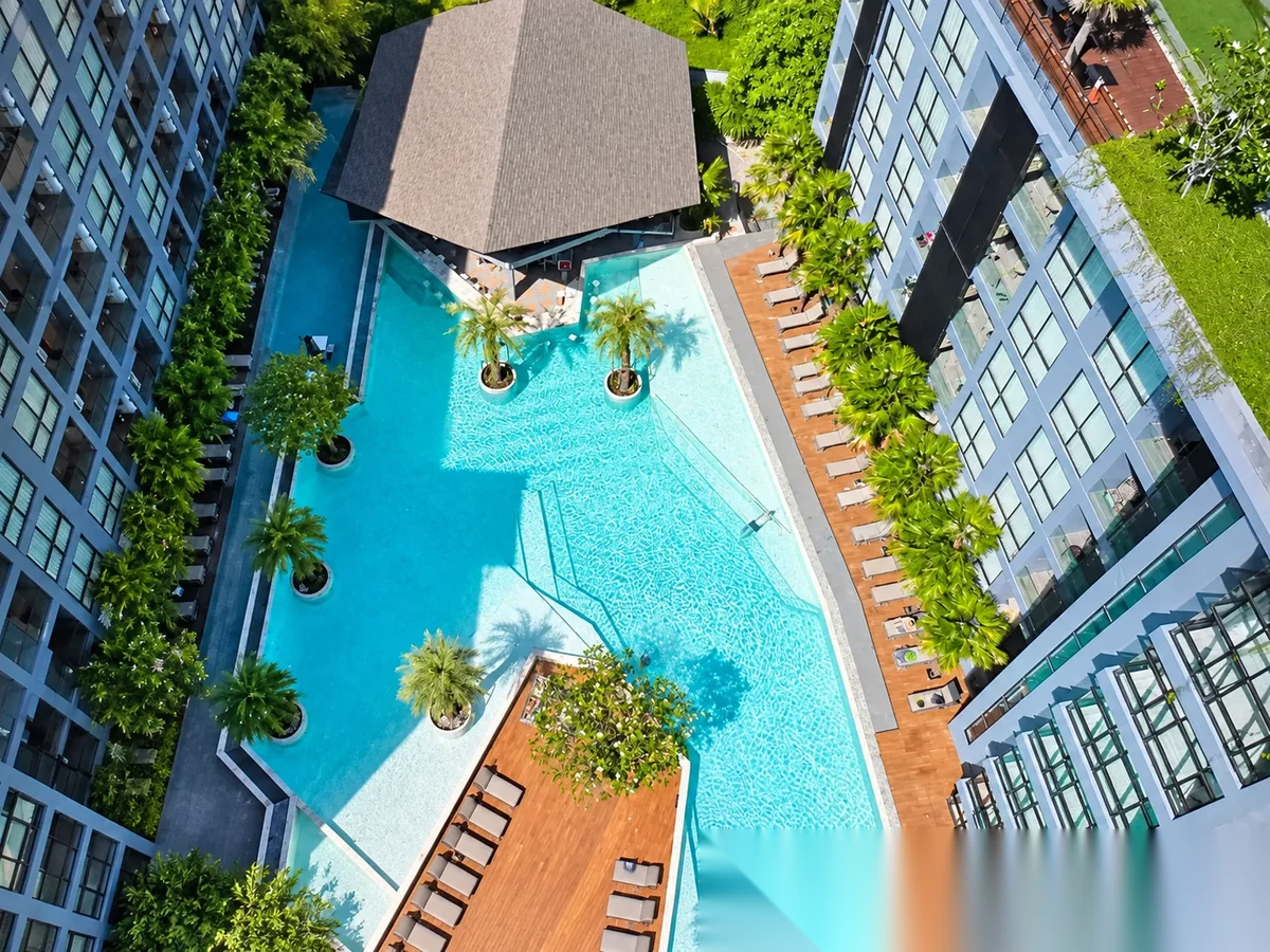 1 Bedroom Apartment for sale at CITYGATE complex · Kamala · Pool View — photo 5