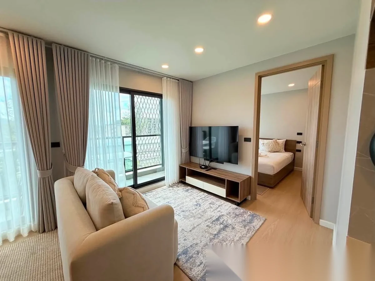 2 Bedroom Apartment for rent at Space Cherngtalay Condominium complex · Choeng Thale · Garden View — photo 6
