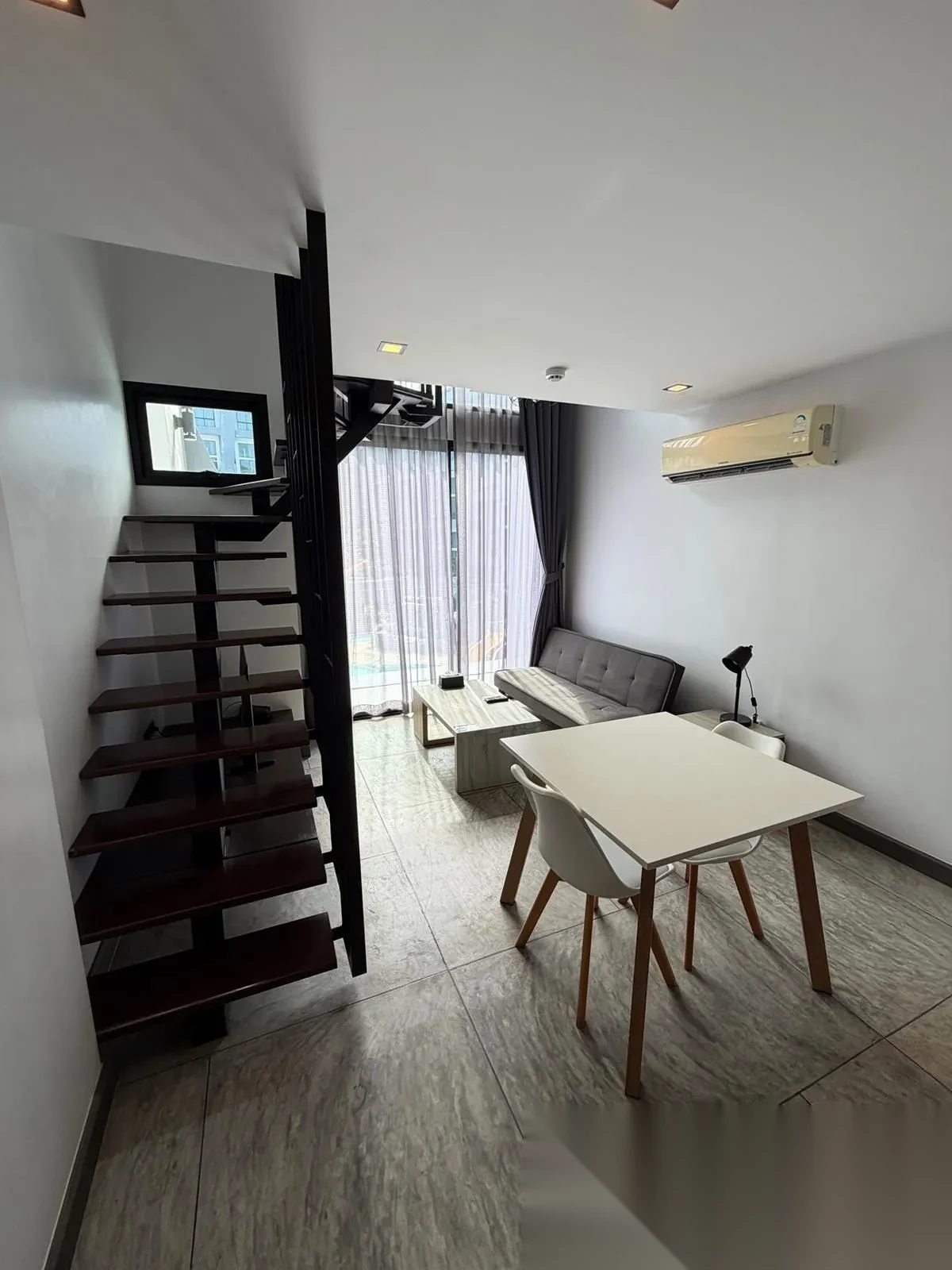 Пентхаус 1BR в ЖК Utopia Loft · Раваи · Вид на бассейн — фото 6