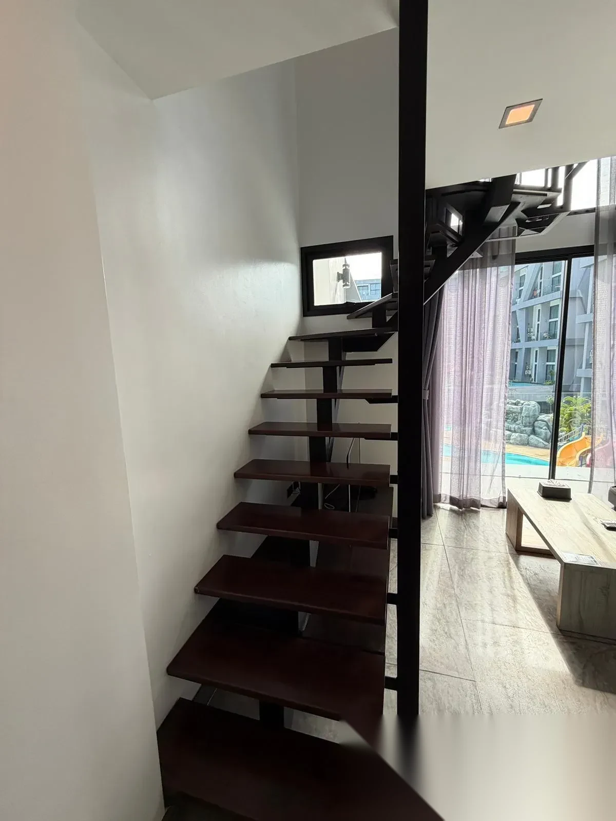 Пентхаус 1BR в ЖК Utopia Loft · Раваи · Вид на бассейн — фото 7