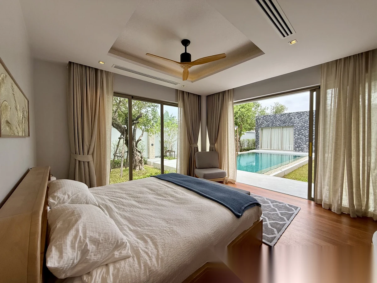 4 Bedroom Villa for rent at Botanica Foresta complex · Thep Krasattri · Pool View — photo 4