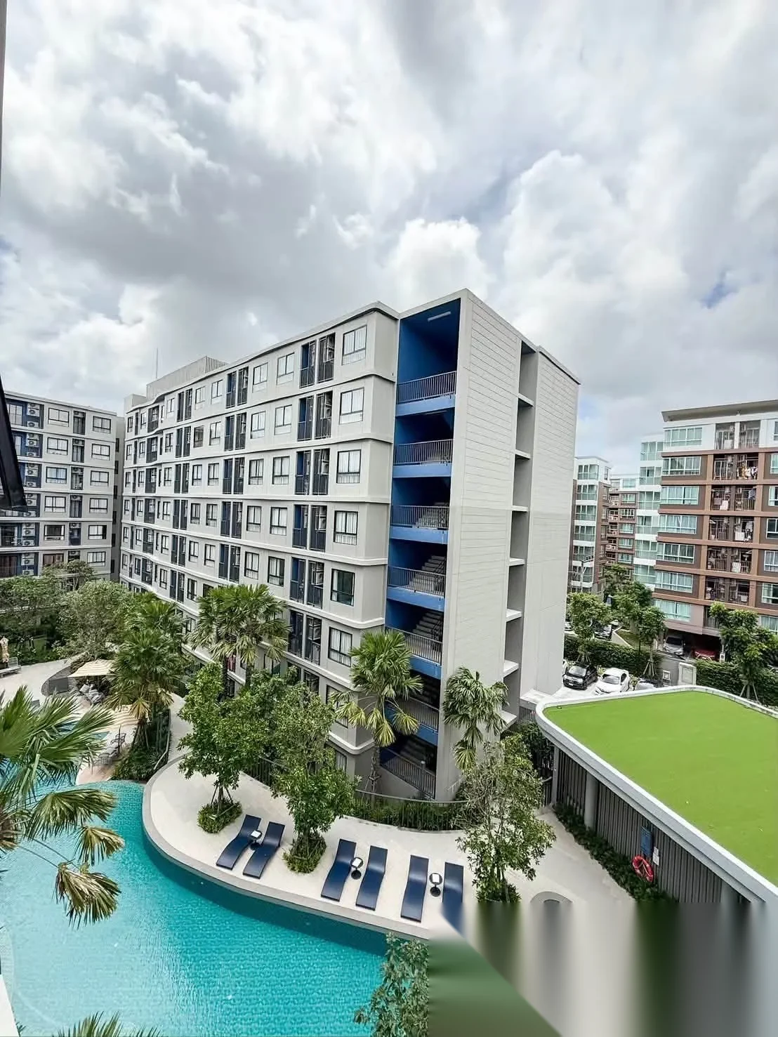2 Bedroom Apartment for rent at Dcondo Reef Phuket complex · Kathu · Pool View — photo 8