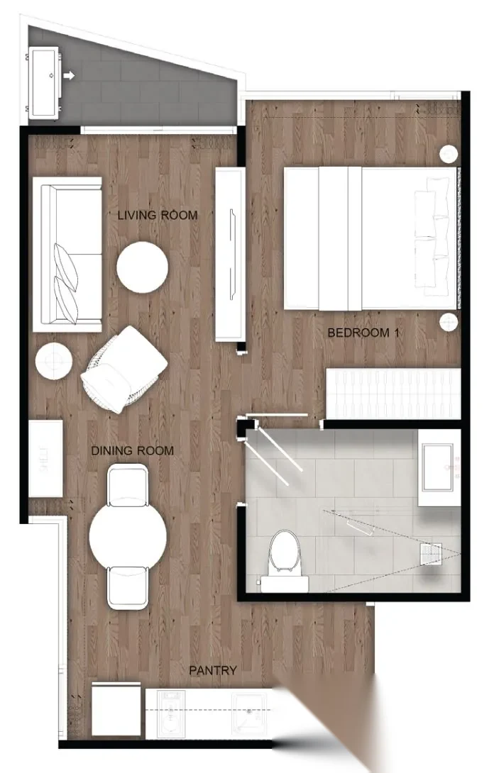 1 Bedroom Apartment for sale at VIP Venus Karon complex · Karon · Pool Access — photo 6