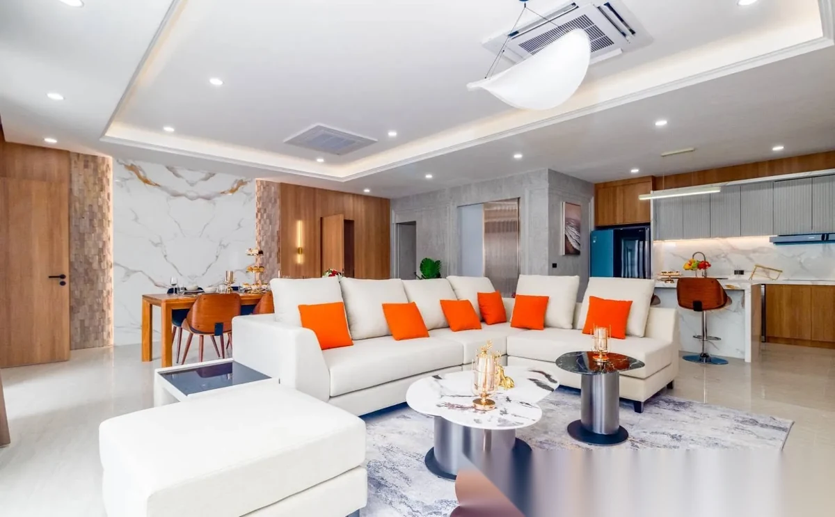 Вилла 4BR в комплексе Sierra Vista · Си Сунтон · Вид на бассейн — фото 9