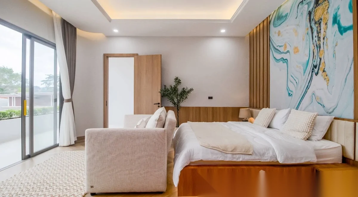 Вилла 4BR в комплексе Sierra Vista · Си Сунтон · Вид на бассейн — фото 11