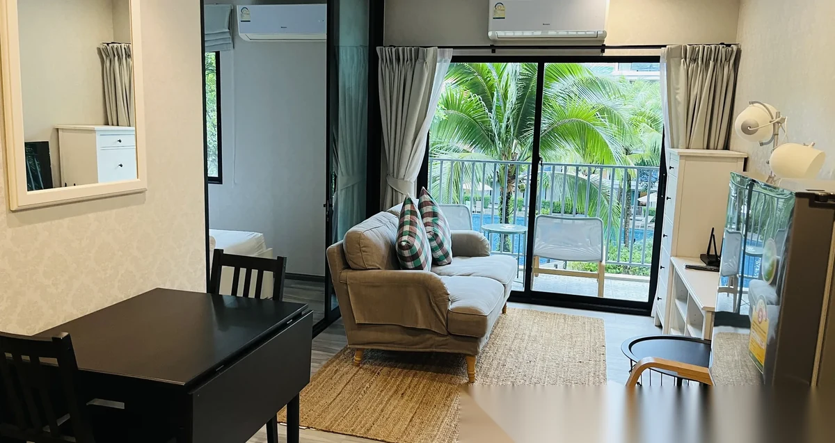 Studio Apartment for sale at The Title Residencies complex · Sakhu · Pool View — photo 2
