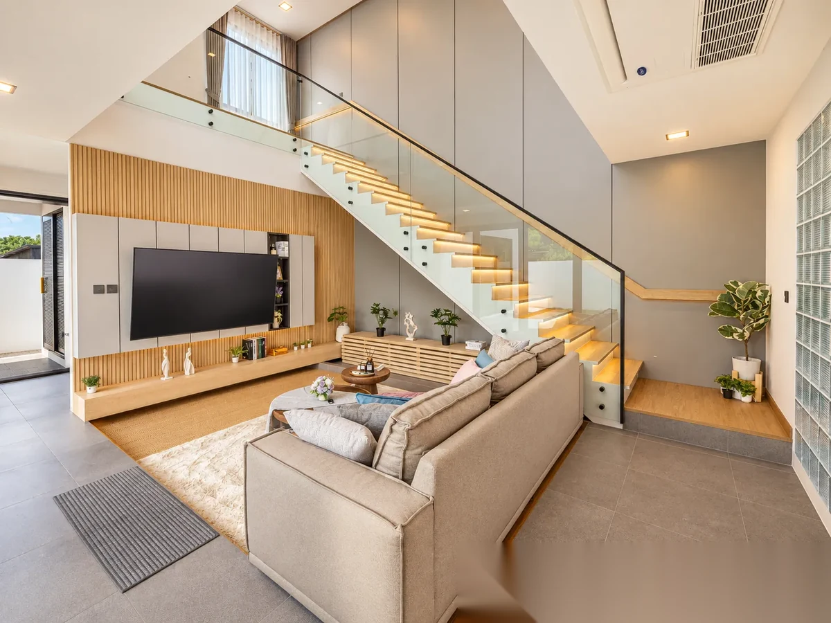 Вилла 3BR · Чалонг · Вид на бассейн — фото 11