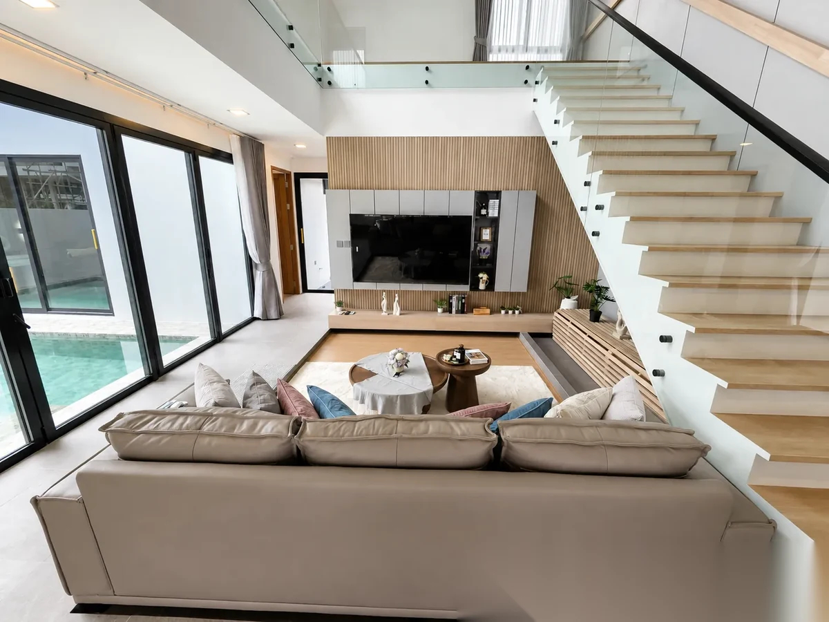 Вилла 3BR · Чалонг · Вид на бассейн — фото 12