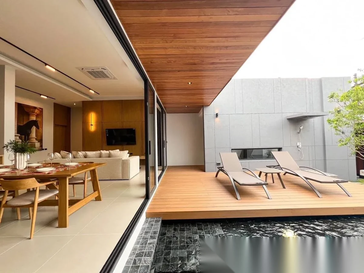 Вилла 3BR · Вид на бассейн — фото 37