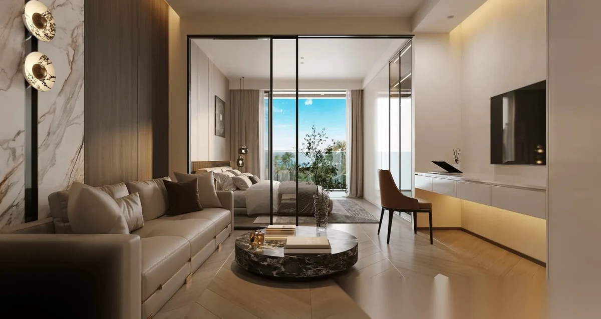 Апартаменты 1BR в ЖК AYANA Heights Seaview Residence · Чернг Тале / Bang Tao · Вид на море
