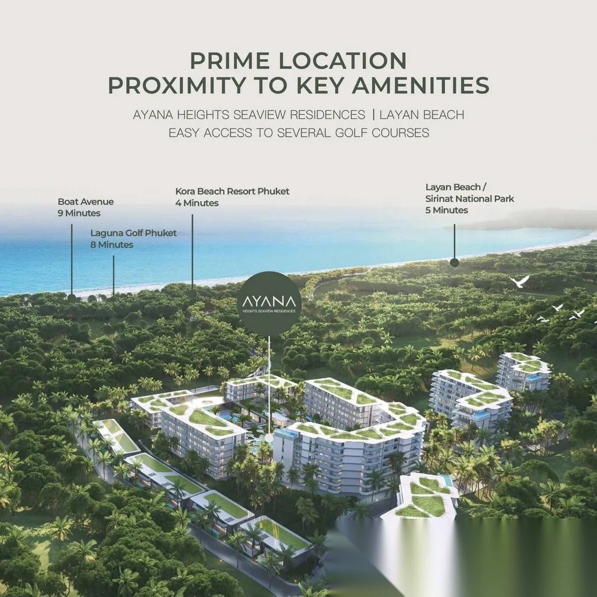 Апартаменты 1BR в ЖК AYANA Heights Seaview Residence · Чернг Тале / Bang Tao · Вид на море — фото 8