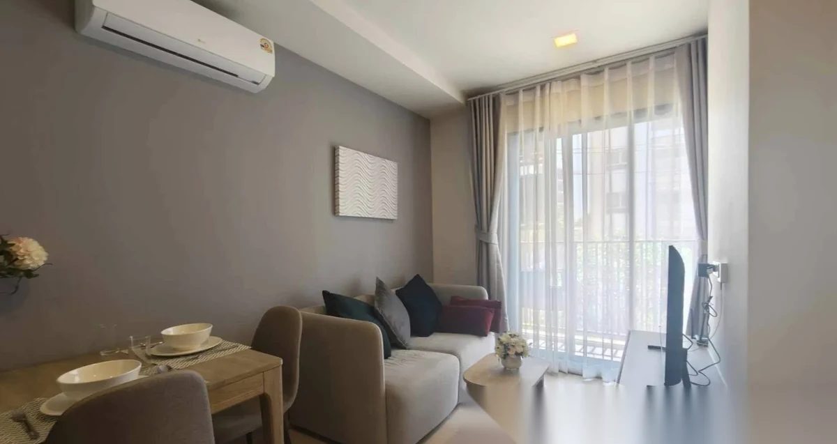 Апартаменты 1BR в ЖК The Base Rise · Вичит · Вид на бассейн