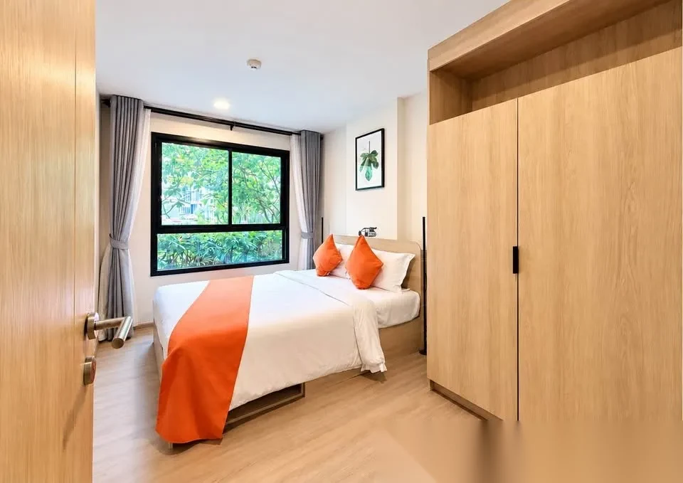 Апартаменты 2BR в ЖК Dcondo Reef Phuket · Кату · Вид в сад — фото 2