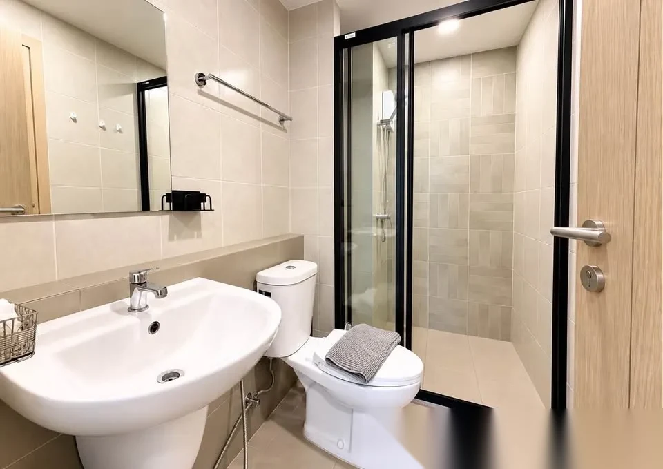 Апартаменты 2BR в ЖК Dcondo Reef Phuket · Кату · Вид в сад — фото 7