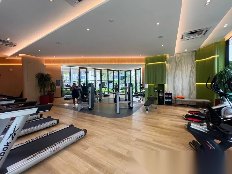 Апартаменты 2BR в ЖК Dcondo Reef Phuket · Кату · Вид в сад — фото 8