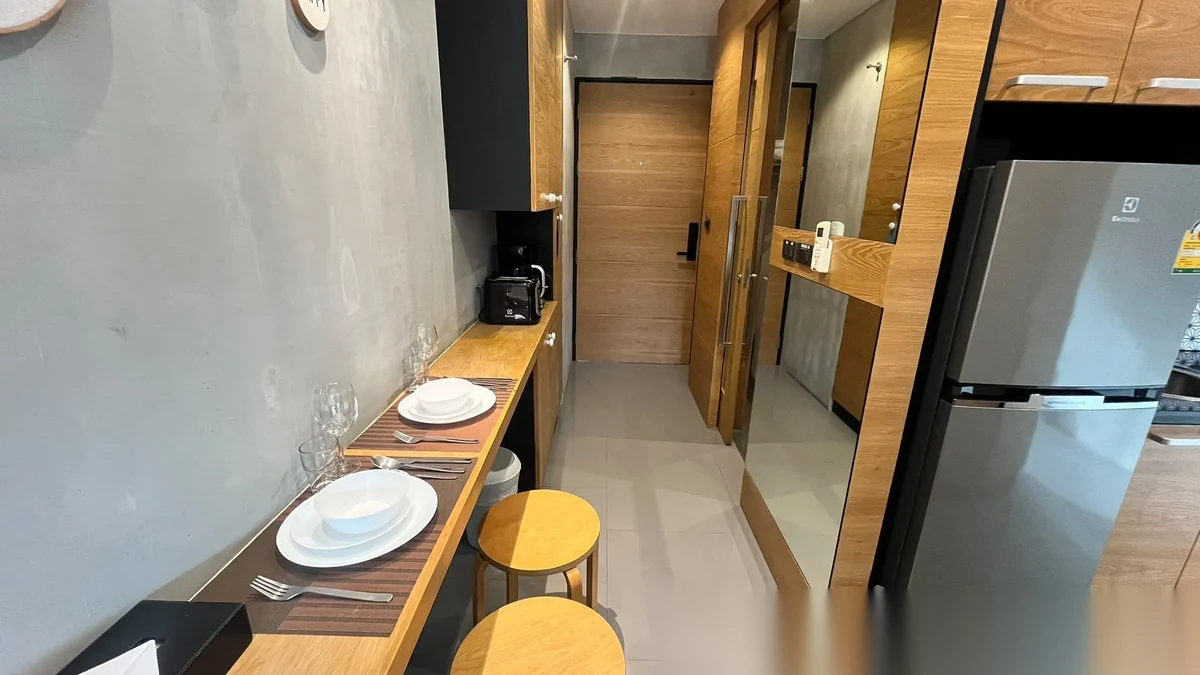 Studio Apartment for rent at The Woods Natural Park complex · Kamala · Garden View — photo 5