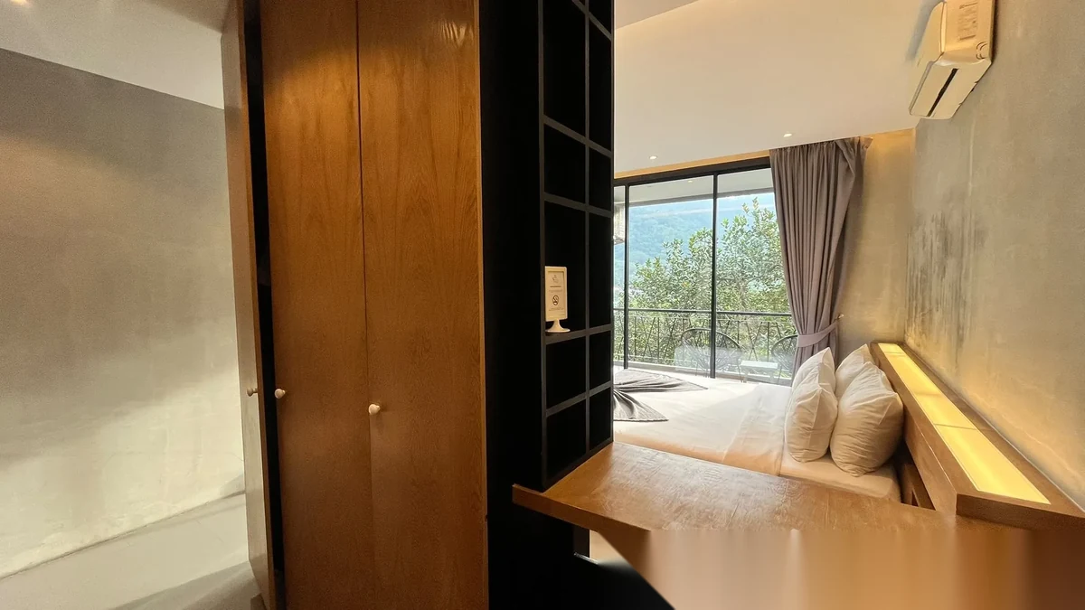Studio Apartment for rent at The Woods Natural Park complex · Kamala · Garden View — photo 6