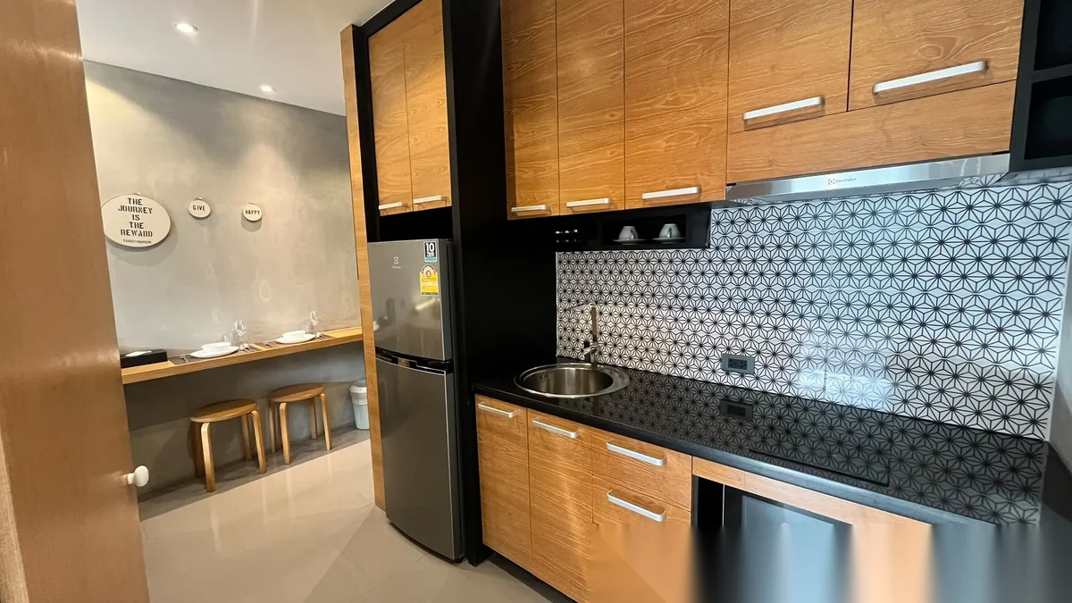Studio Apartment for rent at The Woods Natural Park complex · Kamala · Garden View — photo 10