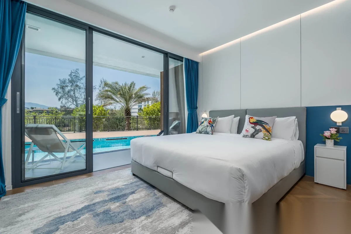 Studio Apartment for sale at Kora Beach Resort Phuket complex · Choeng Thale · Pool View — photo 3