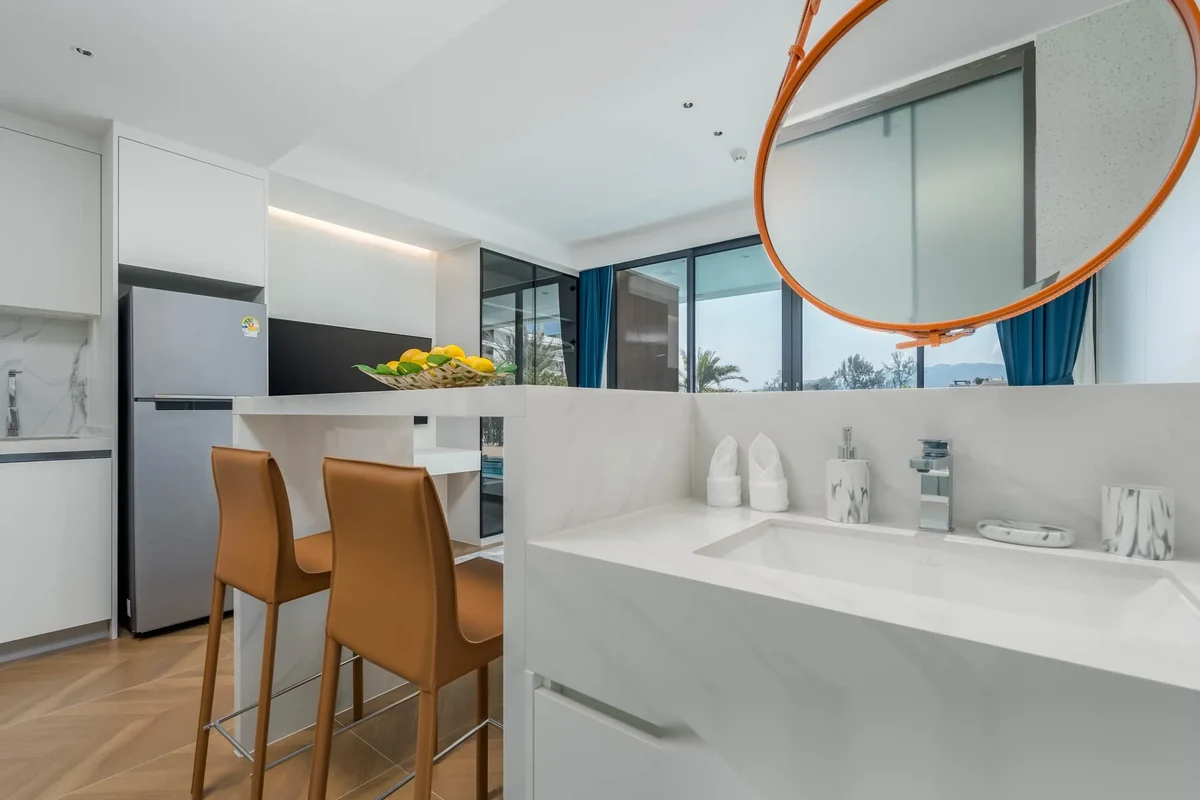 Studio Apartment for sale at Kora Beach Resort Phuket complex · Choeng Thale · Pool View — photo 12