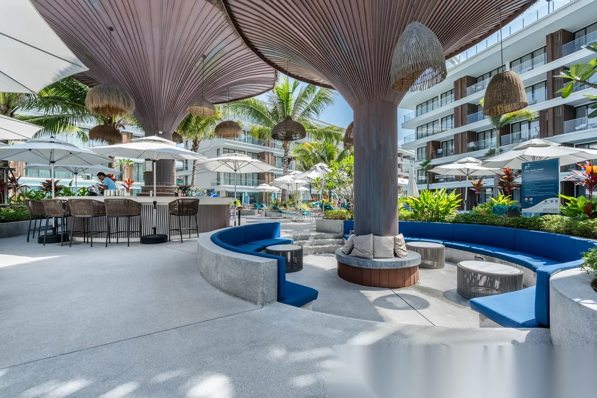 Studio Apartment for sale at Kora Beach Resort Phuket complex · Choeng Thale · Pool View — photo 21