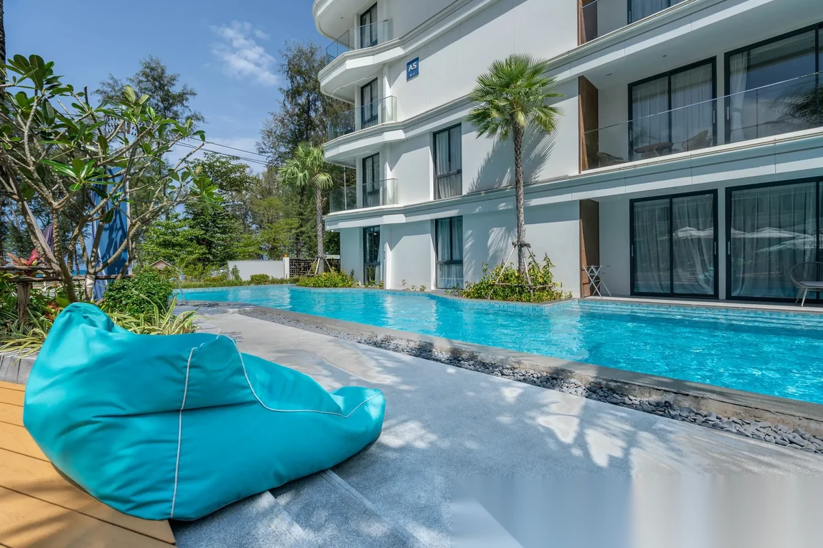 Studio Apartment for sale at Kora Beach Resort Phuket complex · Choeng Thale · Pool View — photo 23