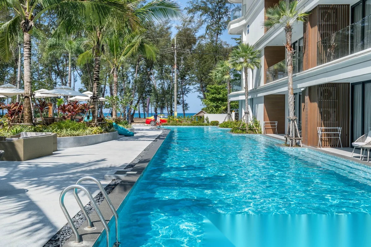 Studio Apartment for sale at Kora Beach Resort Phuket complex · Choeng Thale · Pool View — photo 25