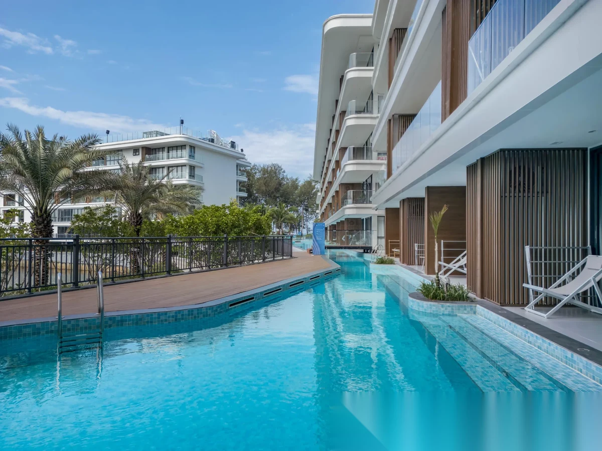 Studio Apartment for sale at Kora Beach Resort Phuket complex · Choeng Thale · Pool View — photo 33