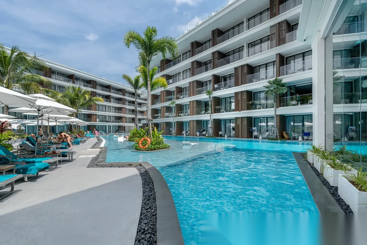 Studio Apartment for sale at Kora Beach Resort Phuket complex · Choeng Thale · Pool View — photo 40
