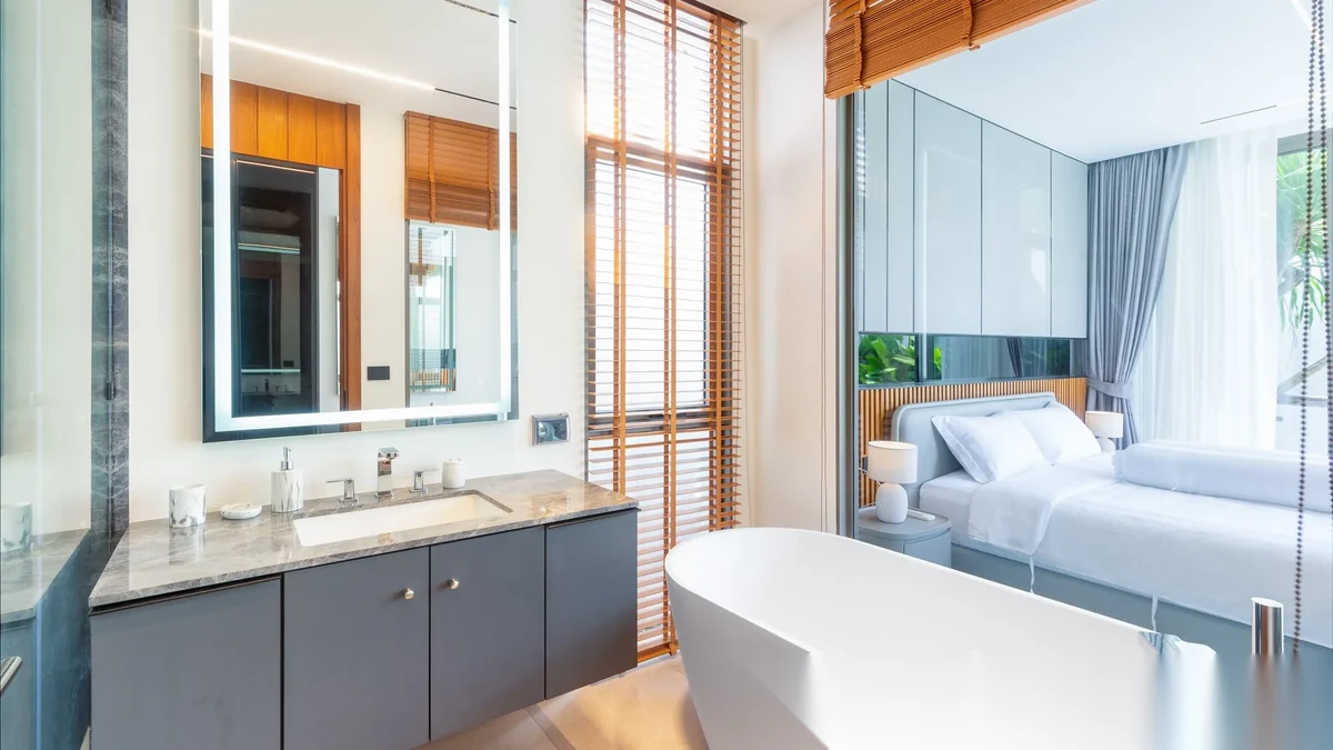 Вилла 3BR в комплексе Zenithy Luxe · Си Сунтон · Вид на бассейн — фото 5