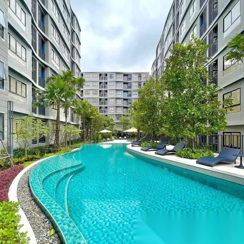 1 Bedroom Apartment for rent at Dcondo Reef Phuket complex · Kathu · Pool View — photo 7