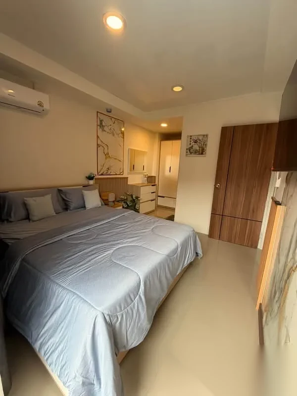 Апартаменты 1BR в ЖК 777 Beach Condo · Май Као · Вид на бассейн — фото 2